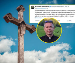 Powiedziała znanemu księdzu dzień dobry. Duchowny rozpętał burzę