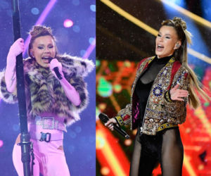 Sylwester z Dwójką 2025. Doda przebierała się dwa razy. Zapięta pod szyję wyglądała obłędnie!