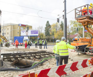 Awaria wodociągów w alei Waszyngtona
