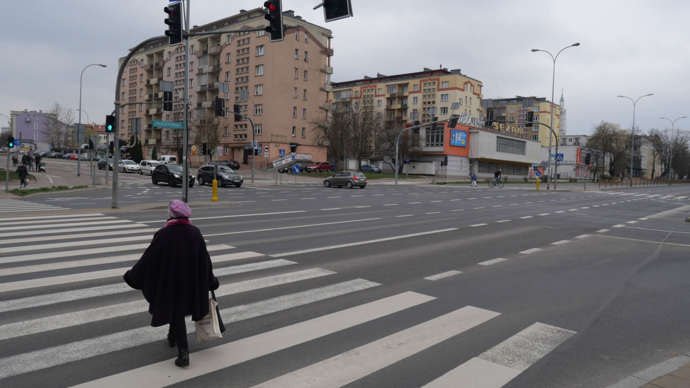 Koronawirus: Czy białostoczanie boją się zarazy? Tak wyglądają ulice Białegostoku