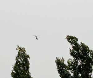 Tajemniczy helikopter nad Szczecinem