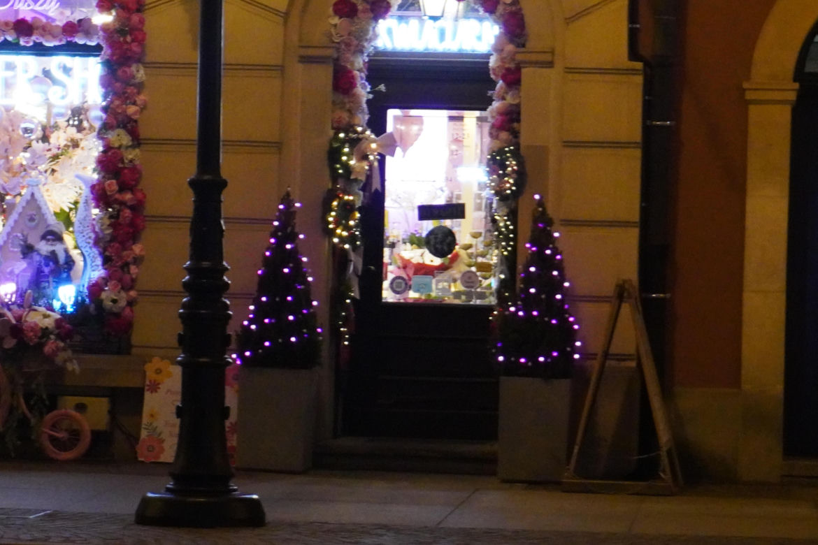Poznań na wieczór przed Wigilią