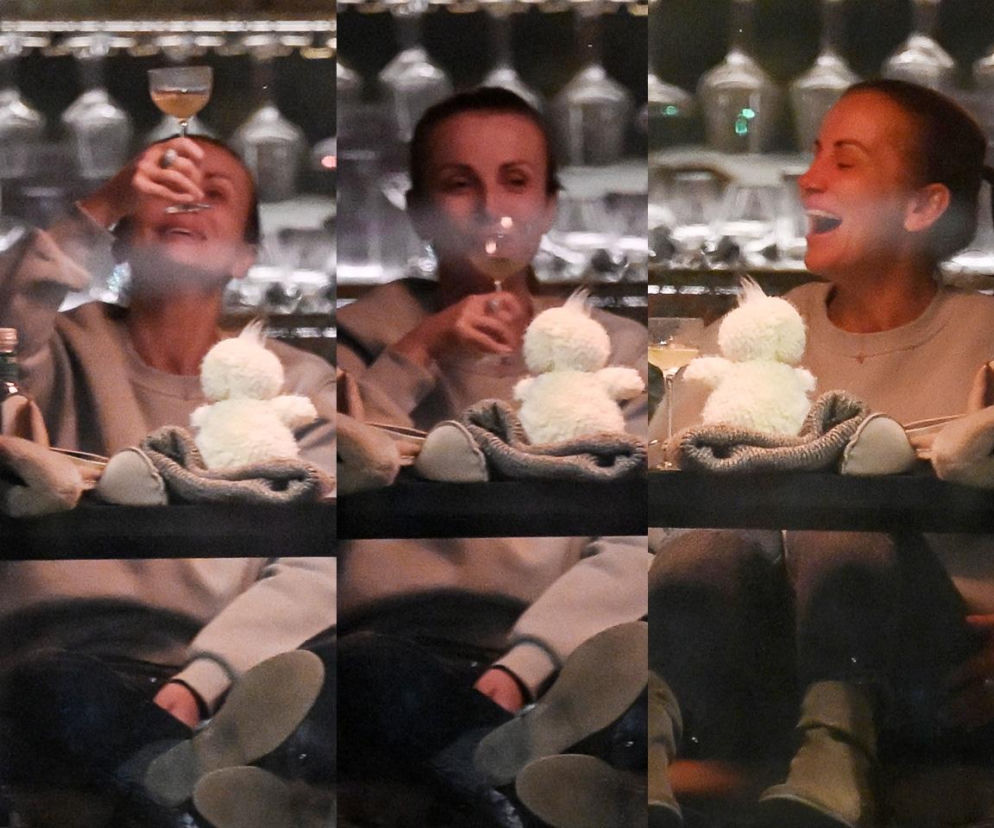 Katarzyna Zielińska pije z kaczorem