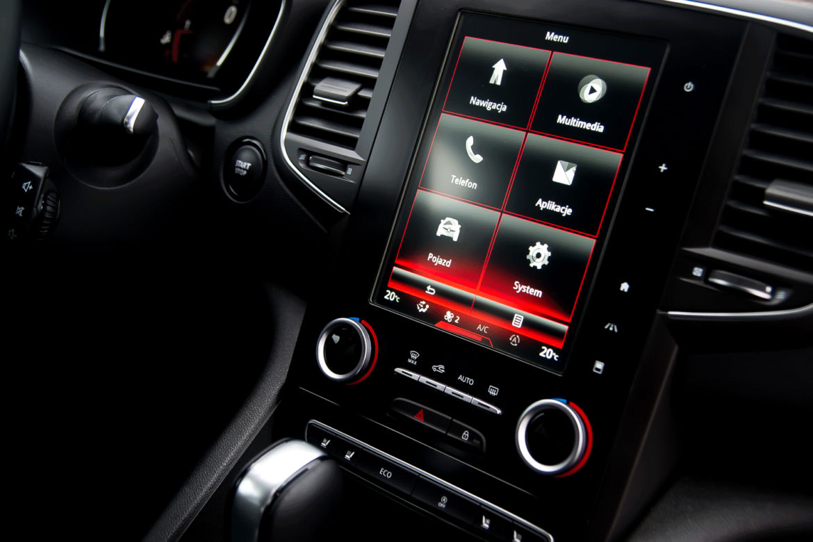 Renault Talisman menu gif