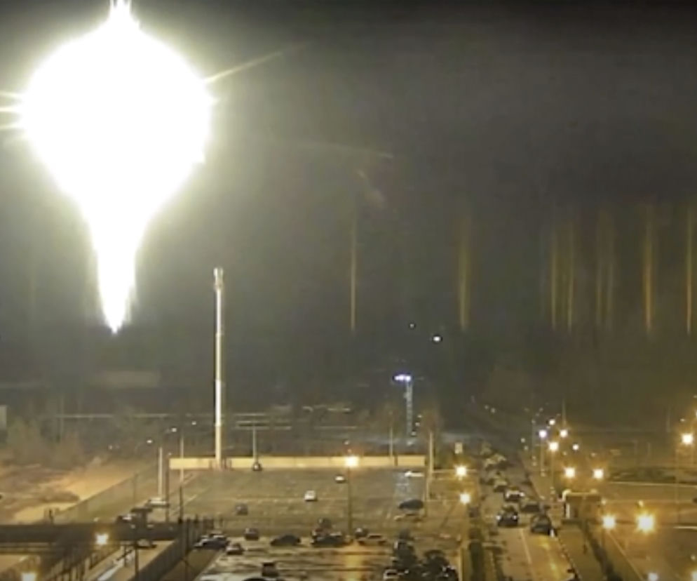 Atak na elektrownię atomową w Energodarze