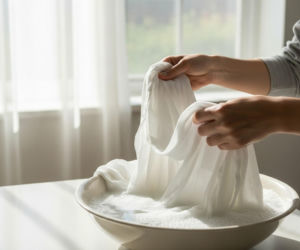 Firanki na święta jak nowe? Dodaj ten składnik do prania