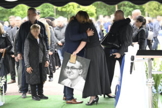 Tłumy pożegnały 23-letniego policjanta. Kacper zginął w tragicznym wypadku w Piasecznie
