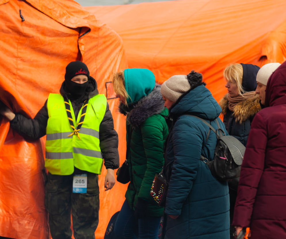 Harcerze z Siedlec aktywnie włączają się w pomoc uchodźcom w ramach kontyngentu humanitarnego ZHP Zastęp Granica