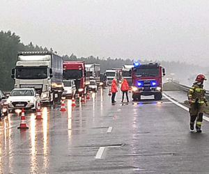 Groźny wypadek na autostradzie A1