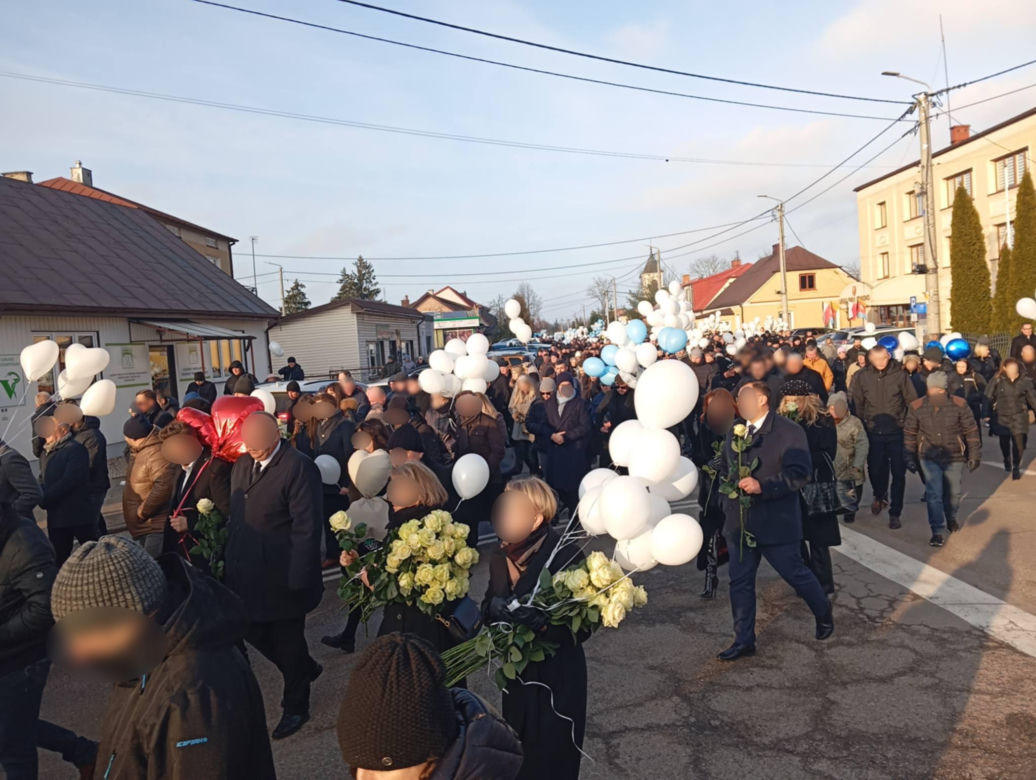 Pogrzeb Ireny Rupińskiej i jej wnuczka