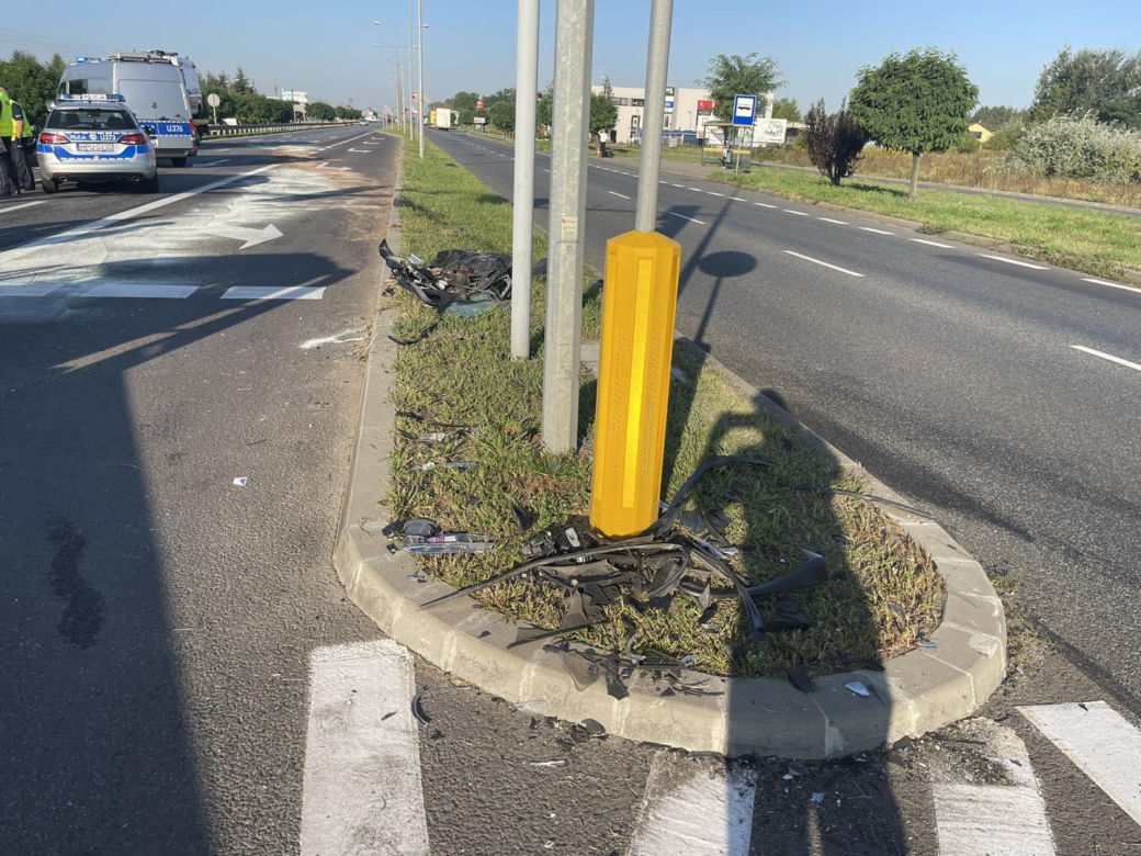 Dwoje małych dzieci i kobieta zostali ranni. Groźny wypadek w Gnieźnie
