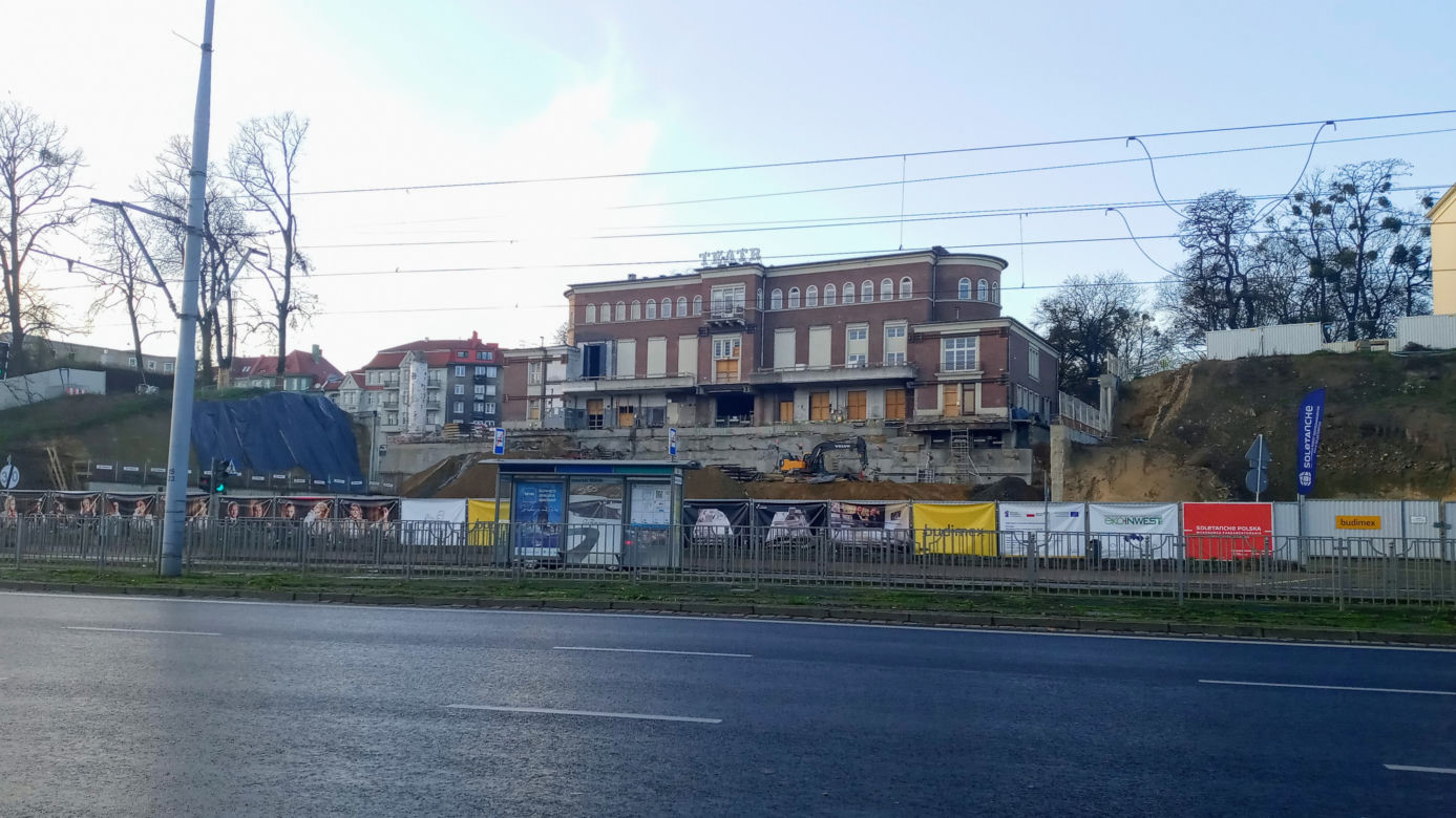 Rozbudowa Teatru Polskiego - listopad 2020
