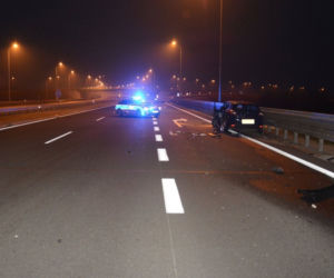 Przeworsk: Pijany i bez prawa jechał autostradą POD PRĄD! [ZDJĘCIA]