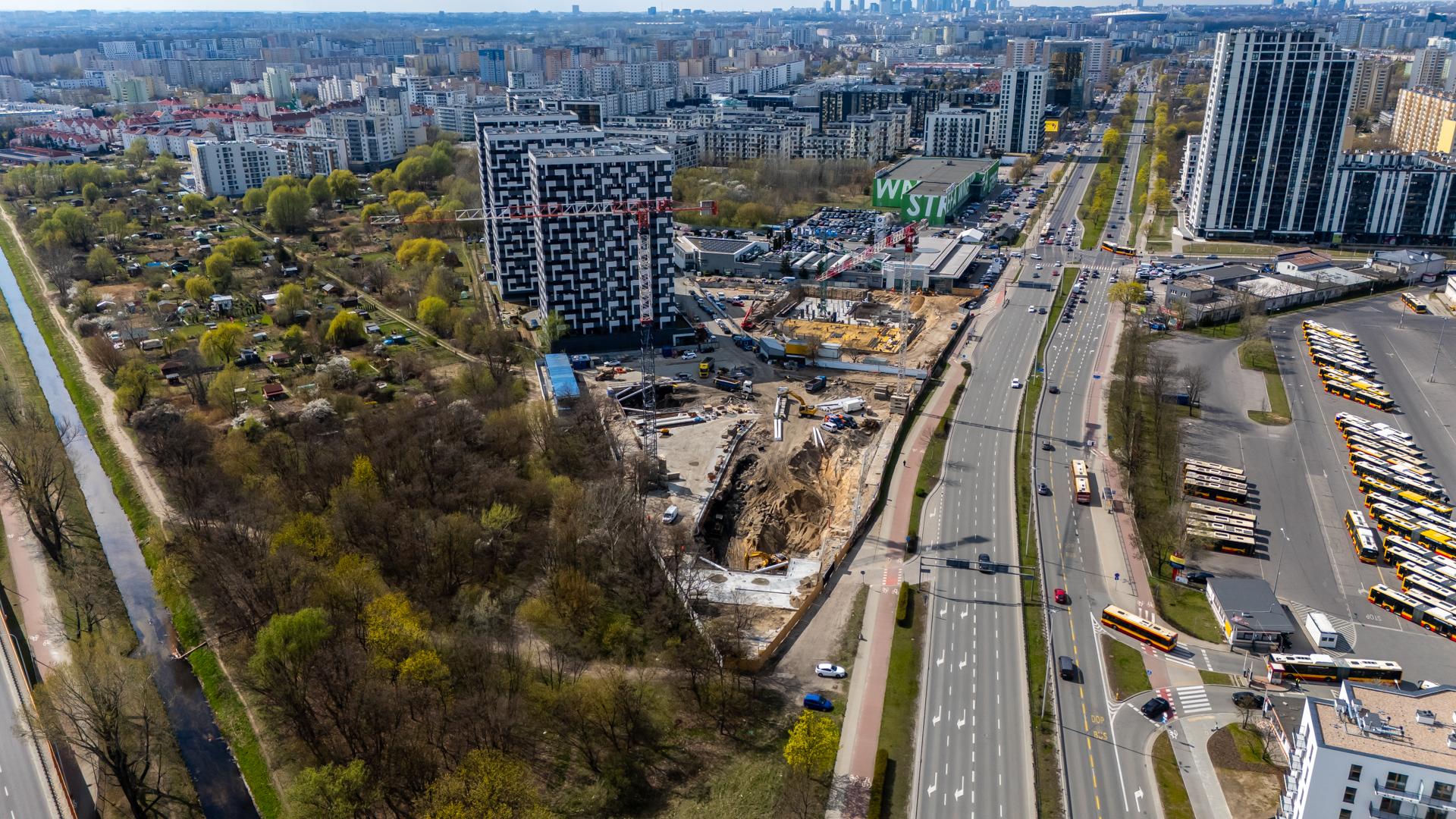 Budowa Mocha Tower w Warszawie