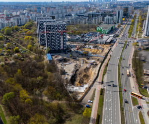 Budowa Mocha Tower w Warszawie