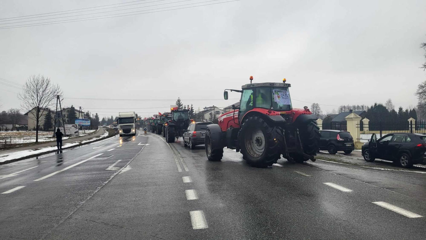 Rolniczy protest przeciwko inportowi z boża z Ukrainy i restrykcjom Europejskiego Zielonego Ładu 