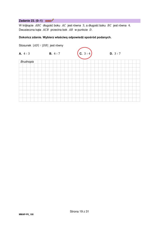 Matura poprawkowa 2023 matematyka formuła 2023
