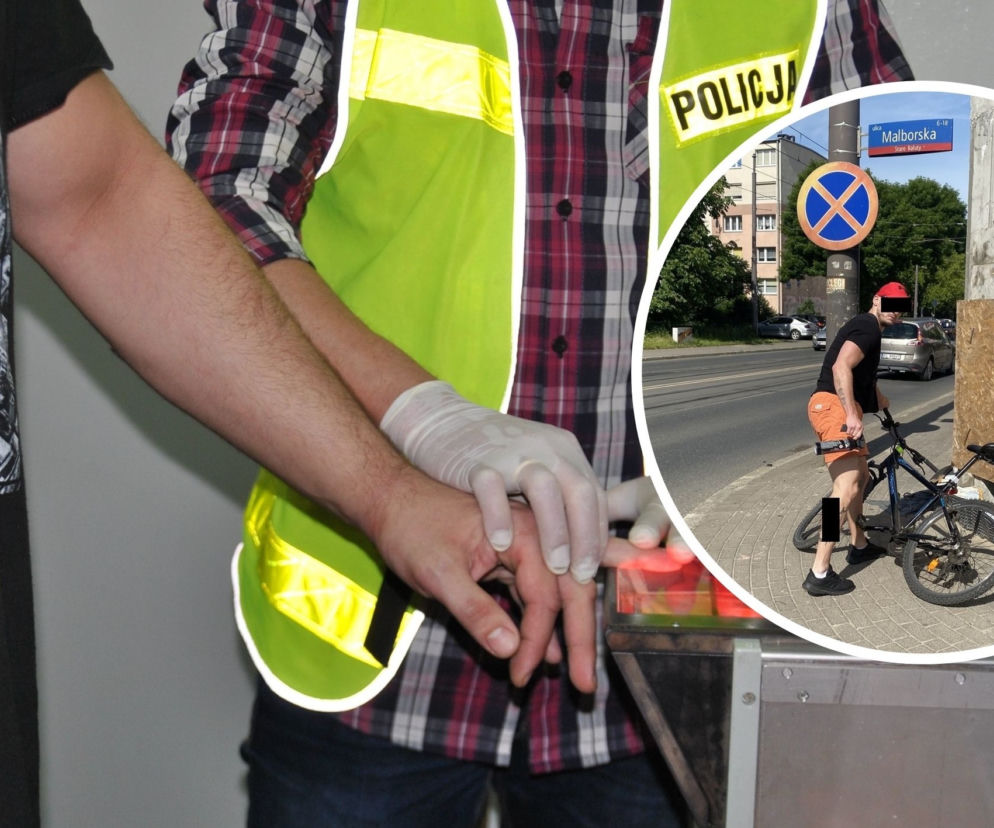 Łódź. Rowerzysta zaatakował gazem parę na przejsciu dla pieszych, bo zwrócili mu uwagę. Teraz skruszony sam zgłosił się na policję