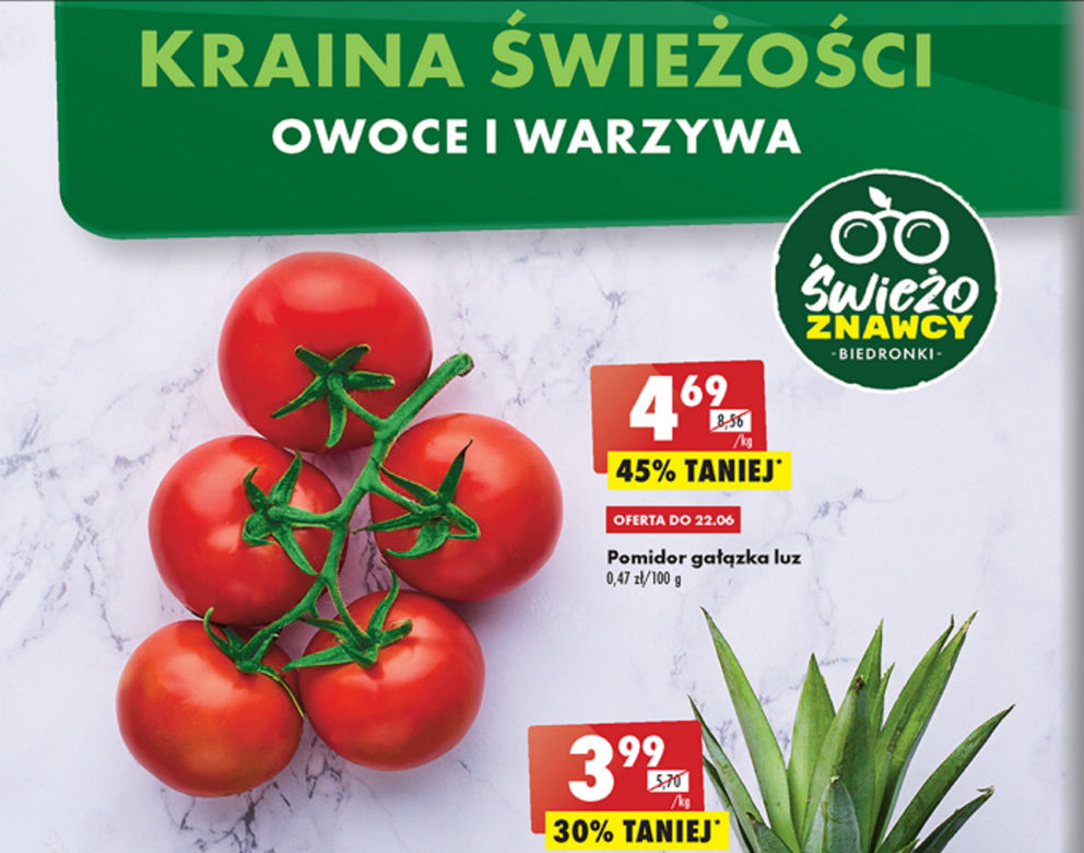 Promocje w Biedronce