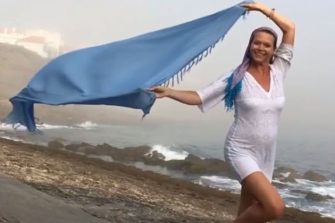 Tamara Arciuch na wakacjach w Portugalii