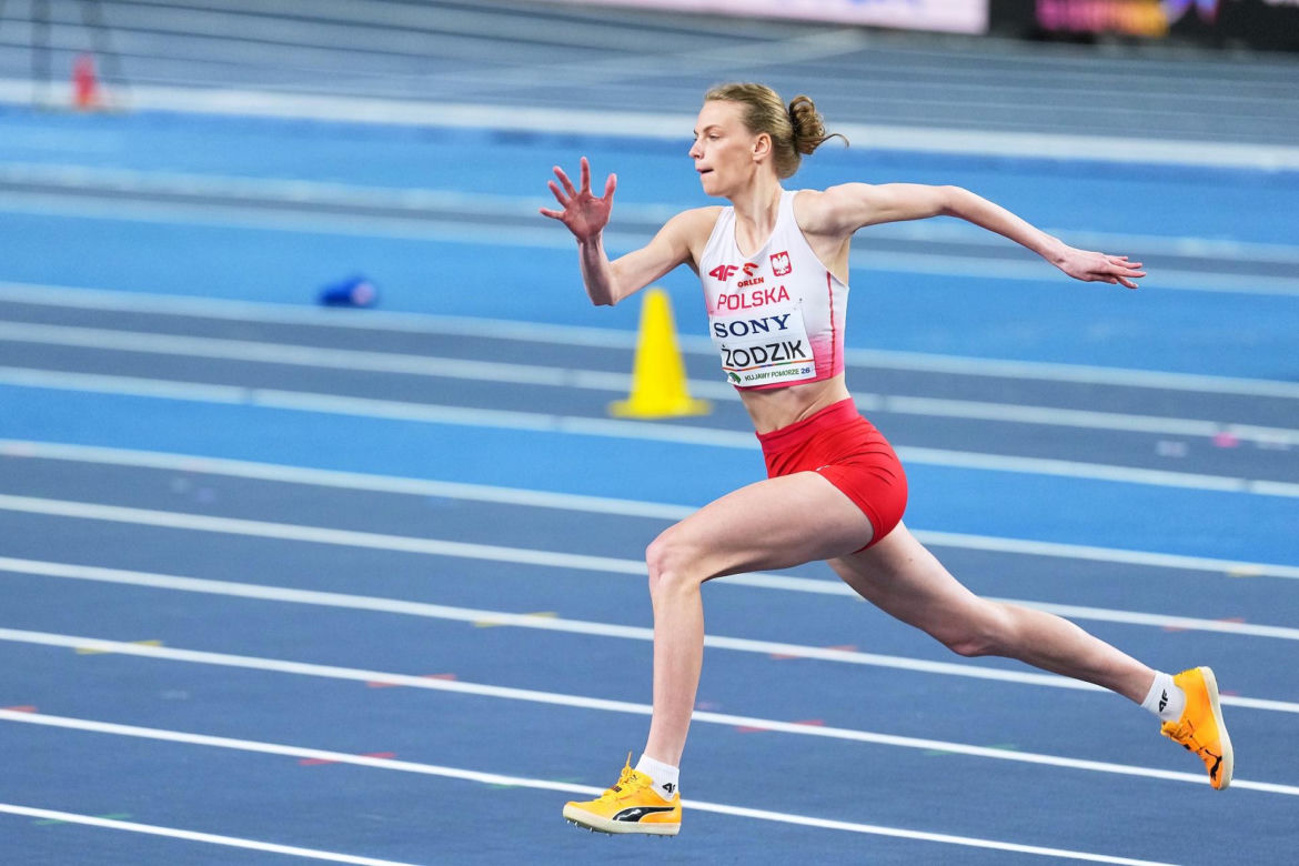 Maria Żodzik podczas Halowych Mistrzostw Świata w Lekkoatletyce Kujawy Pomorze 26 w Toruniu