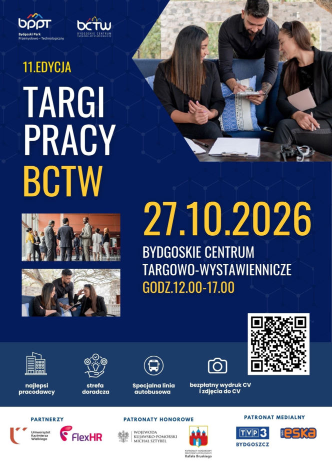 Setki ofert i profesjonalne wsparcie dla poszukujących pracy. Odwiedź 11. Targi Pracy BCTW