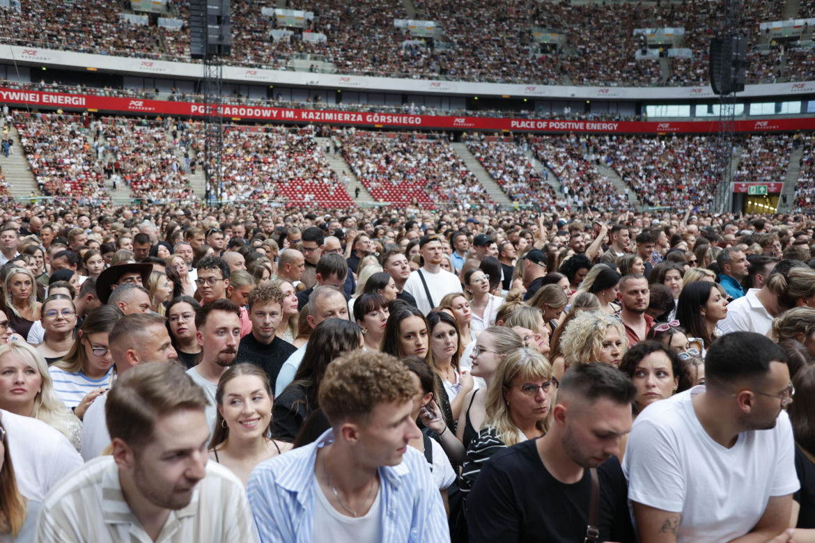 Koncert Jennifer Lopez w Warszawie (25.07.2025) - część druga. Organizatorem koncertu jest Prestige MJM