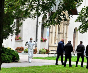 Nagranie po ataku nożownika w Jarosławiu. To on doprowadził do krwawej masakry
