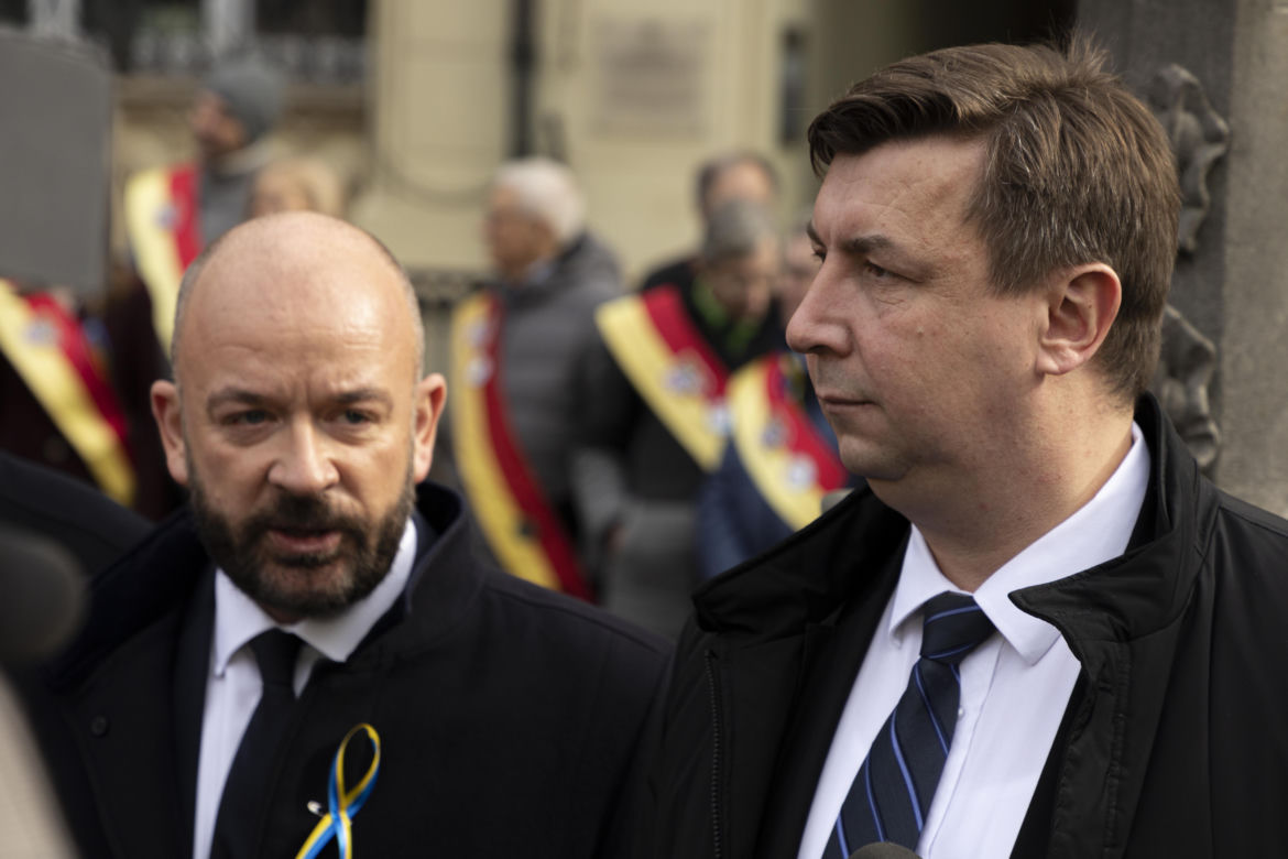 Wojna na Ukrainie. Wrocław potępia Rosję i apeluje do świata o skuteczną presję 