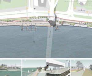 Projekt w konkursie na opracowanie koncepcji architektoniczno-urbanistycznej lewobrzeżnego bulwaru Wisły – III nagroda