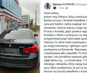 Ojciec zrozpaczony po wypadku syna. „Lekarze walczą o jego życie”
