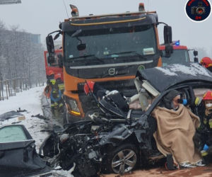 Potworny wypadek na Przyczółkowej