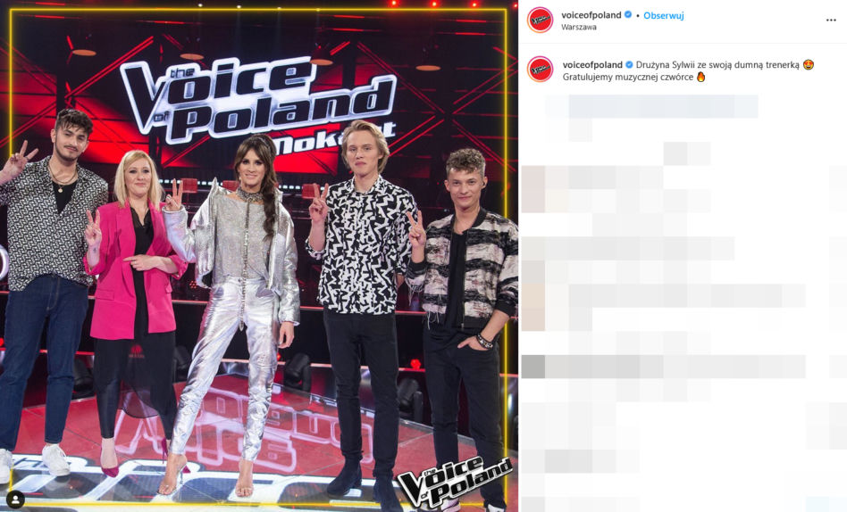  Sylwia Grzeszczak w The Voice of Poland