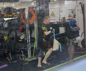 Bartosz Żukowski na siłowni