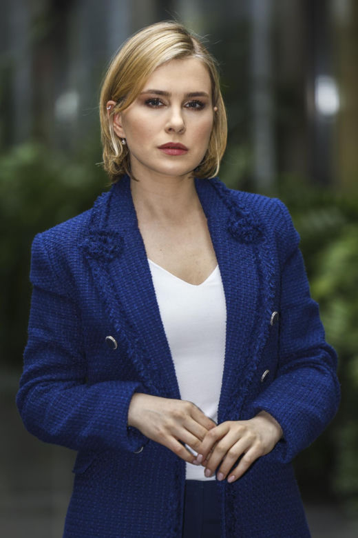 Anna-Maria Sieklucka w obsadzie "Pierwszej miłości". Jej postać, Eliza Olszewska, namiesza w życiu Jakuba Wenerskiego
