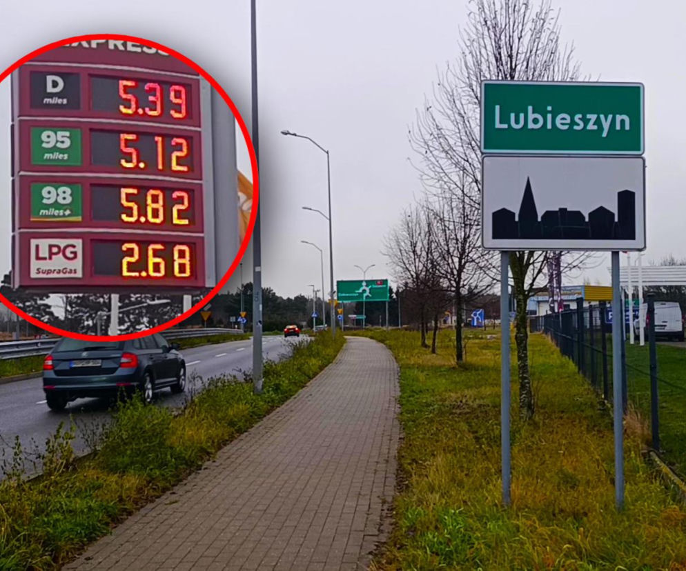 Ceny paliwa w Lubieszynie