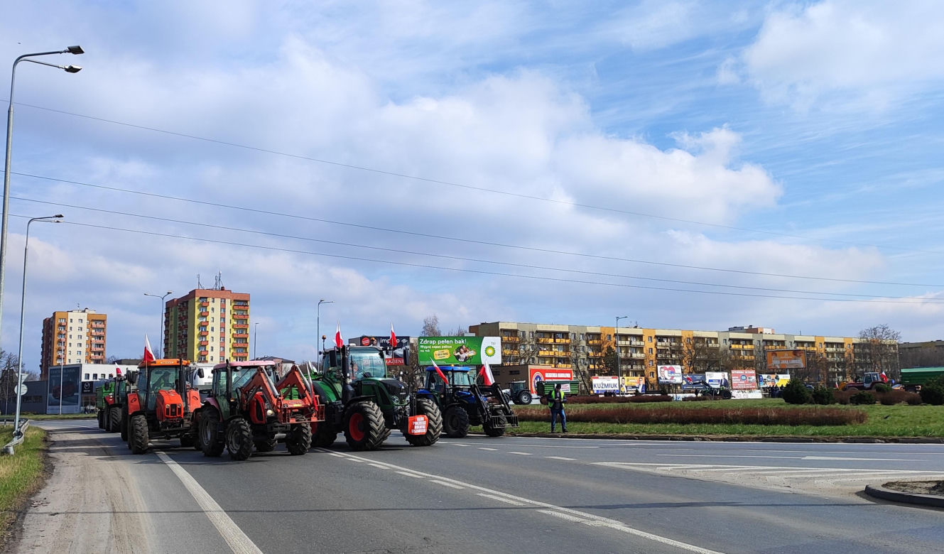 Protest rolników w Radomiu 20 marca