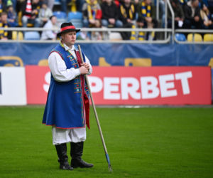 Arka Gdynia - Widzew Łódź: Zdjęcia kibiców i zawodników z meczu 25. kolejki PKO BP Ekstraklasy