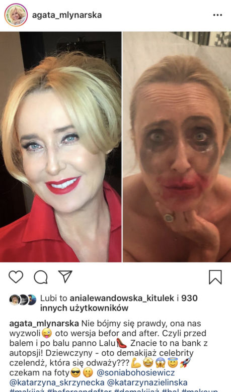 Agata Młynarska zabalowała