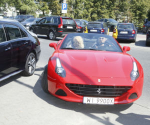 Magda Gessler w Ferrari