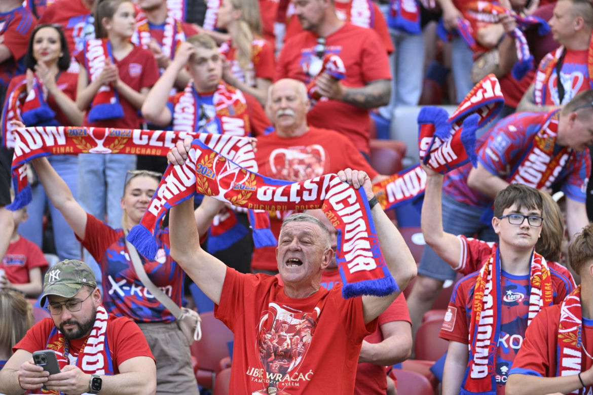 Kibice na finale Pucharu Polski: Górnik - Raków