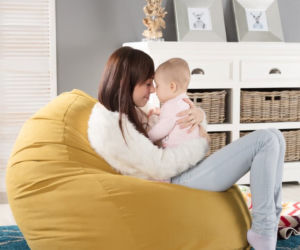 Salon w stylu hygge