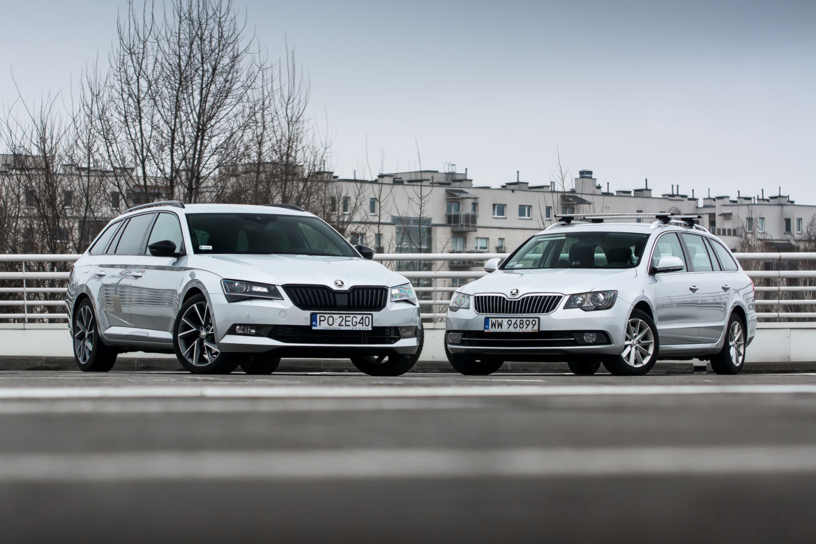 Skoda Superb Combi 2.0 TDI: dwie generacji dużego kombi segmentu D