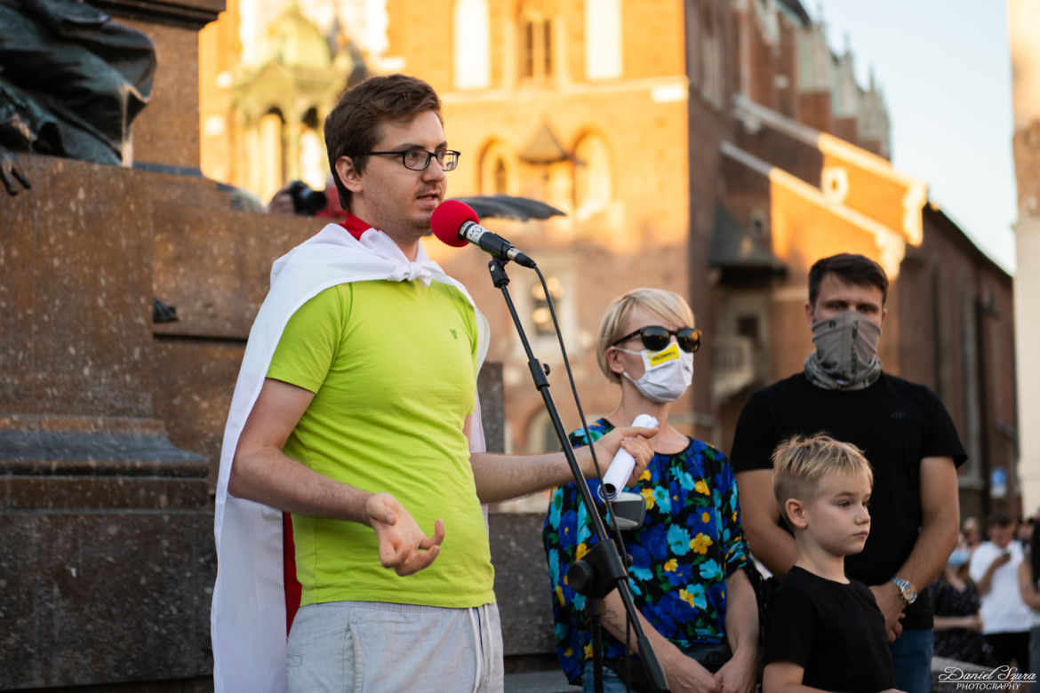 Kraków solidarny z Białorusią