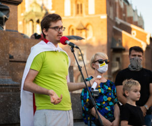 Kraków solidarny z Białorusią