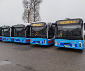 Nowe chińskie autobusy elektryczne marki Yutong w Siedlcach