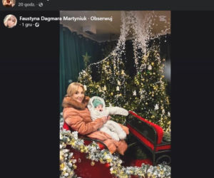 Danuta Martyniuk z wnukiem