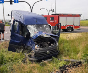 Wypadek na DK 10 w Nakle nad Notecią! Jedna osoba poszkodowana [ZDJĘCIA]