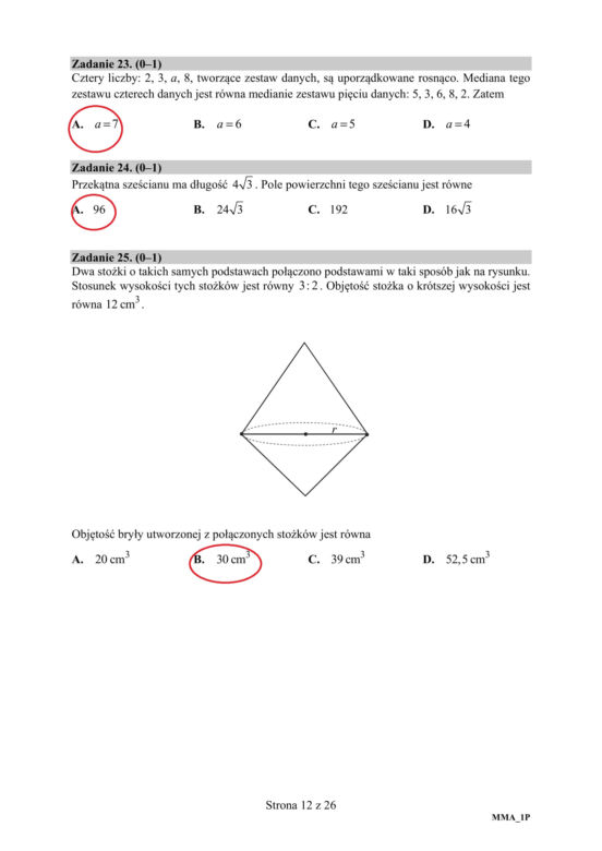 Matura 2020 ARKUSZE CKE z matematyki - poziom podstawowy! [ODPOWIEDZI]