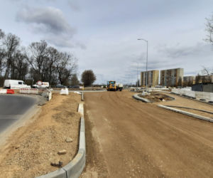 Przebudowa ul. Szafera - kwiecień 2021
